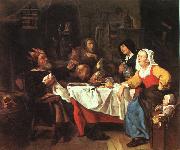Gabriel Metsu The Bean Feast Sweden oil painting reproduction
